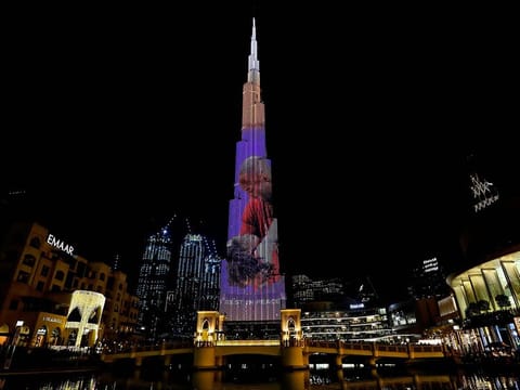 Dubai's Burj Khalifa pays tribute to Kobe Bryant
