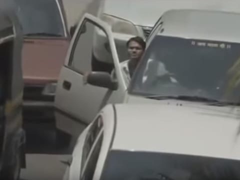A still from the Mumbai Police video.