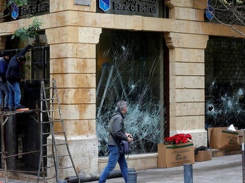 Beirut has been racked by street protests in recent weeks, with the government engaged in firefighting problems on many fronts. The central bank holds more than $50 billion in deposits, and with payments due on some of them.