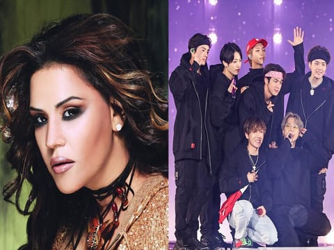 Ahlaam and BTS