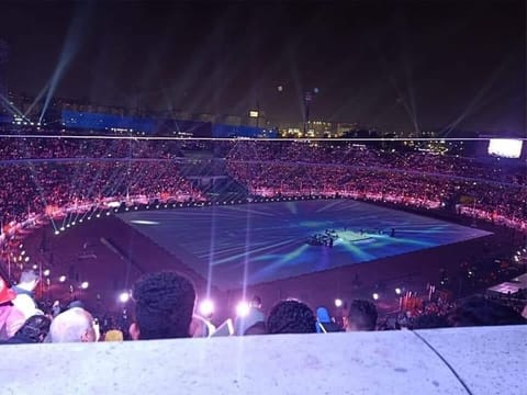 Egyptian mahraganat sensation Hassan Shakoush performed this week at a sell-out Valentine's Day concert at Cairo Stadium where he sang his hit song "The Girl Next Door"