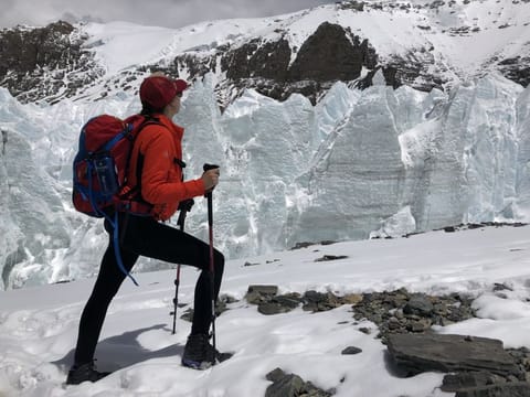 Scaling the world’s highest mountain, Mount Everest, from the Northeast Ridge is the toughest climb in mountaineering circles, a route considered much tougher than scaling the mountain from the South.
Owing to its treacherous conditions, from harsh winds, cold temperatures, lack of helicopter rescue operations, this journey is fraught with danger and prone to higher fatality rates.
Arab explorer Dolores Al Shelleh, 28, successfully overcame these challenges, becoming the first Arab woman to climb the daunting 8839-meter peak from the Northeast Ridge.