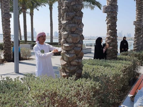 The Singing Trees installation at Louvre Abu Dhabi