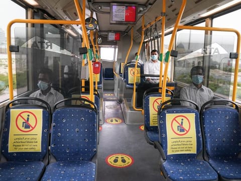 RTA has taken precautionary measures to ensure social distancing at Dubai Metro.