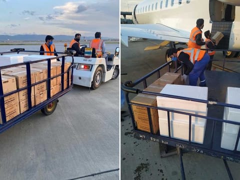 Essential medical supplies from the UAE arrive in Pakistan to help the country in its fight against the coronavirus