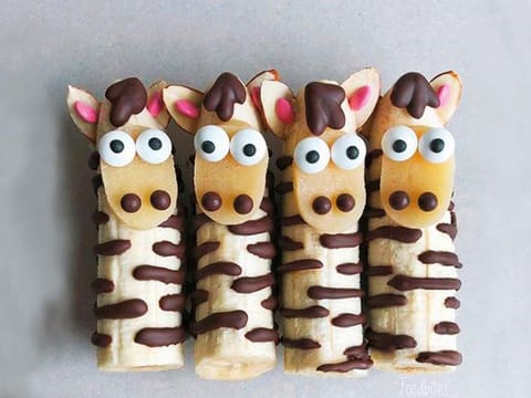 Instagram posts of the cutest food creations, which are often surprisingly simple in their concept.