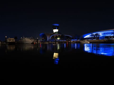 Yas Marina in blue