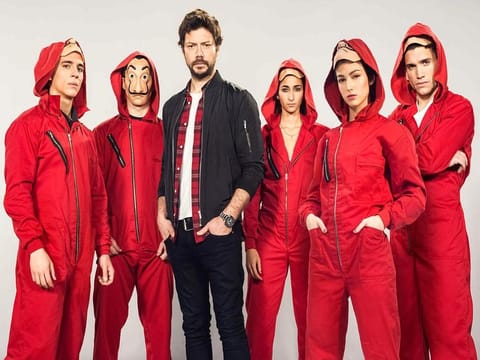 Cast of 'Money Heist' series on Netflix. Photo for illustrative purpose only.