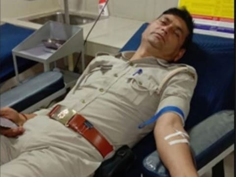 Call of duty: Noida cops donate blood during woman's delivery