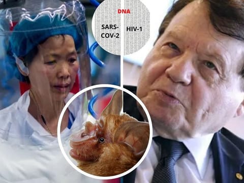 TWO GIANTS IN VIROLOGY: Prof Shi Zhengli (left), aka Chinese "Bat Woman", of China's Wuhan Institute of Virology (WIV), and Prof. Luc Antoine Montagnier, of France's Pasteur Institute, who earned a Nobel Prize for Medicine for discovering HIV.