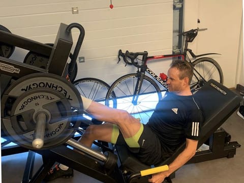 Alexander Kristoff goes through the grind indoors in Norway to keep himself ready for a resumption of the season.