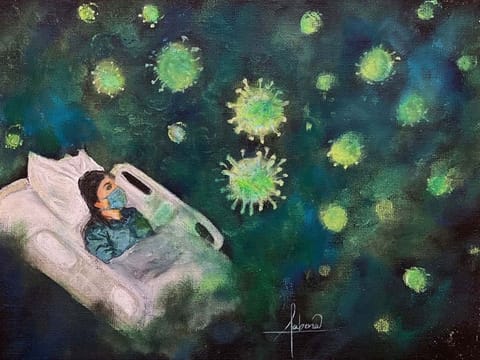 30 artists have taken part in a virtual art campaign to salute the frontline warriors fighting coronavirus