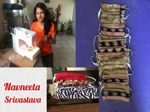 Navneeta Srivastava, a mask designer in her own right