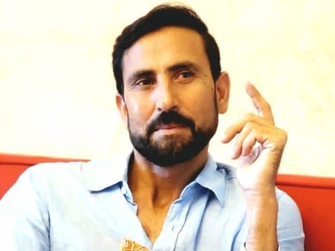 Younis Khan, former Pakistan skipper, at his home in Karachi.