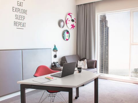 Tired of working from home? Local hotels are trying to get bookings from those who want to step out to work. Picture of a Rove hotel.