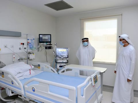 The new isolation facility