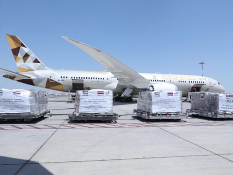 Aid flights from UAE reach one million medical workers worldwide