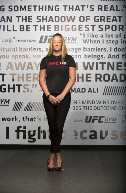 The striking classes are a huge stress releaser, especially for women, says Lisa Garrett, engagement and corporate manager