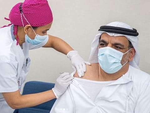 Dr Jamal Al Kaabi, undersecretary at the Department of Health, Abu Dhabi, was the second volunteer to take part in the world’s first inactivated clinical vaccine trial for COVID-19, in Abu Dhabi.