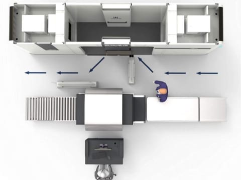 New body scanner to detect contraband in Dubai