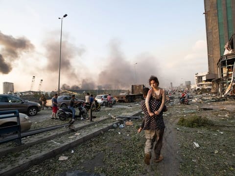 As many as 300,000 people have been left homeless by the powerful blast that rocked Beirut