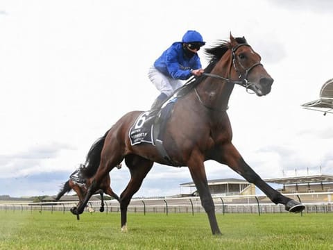 Ghaiyyath is chasing a Group I hat-trick after winning the Coronation Stakes at York’s famous Ebor meeting on Wednesday.