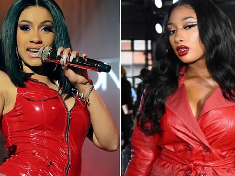 Cardi B and Megan Thee Stallion.
