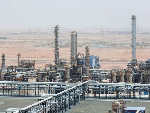 The Ruwais refinery and petrochemical complex, operated by ADNOC, in Al Ruwais.