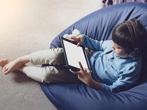 Children aged eight to 18 consume about eight to 10 hours of media content per day, not including for work or for school.
