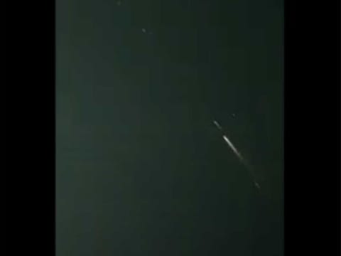 On Saturday night, residents in Ras Al Khaimah saw a trail of light shooting across the sky, which turned out to be a satellite belonging to a SpaceX mission.