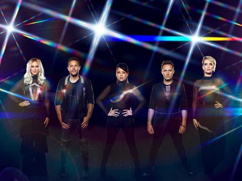 Faye Tozer, Lee Latchford-Evans, Lisa Scott-Lee, Ian “H” Watkins and Claire Richards of Steps.
