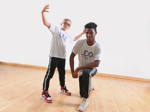 Sixteen-year-old Aston Mtada and nine-year-old Frank Tate put their Dubai school and the UAE on the world dance map by winning awards at the UDO World Street Dance’ championships.