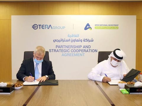 Apex’s first agreement with an Israeli firm — TeraGroup — was concluded last month in Abu Dhabi by Khalifa Khouri, Chairman at Apex, and Oren Sadiy, TeraGroup chairman and chief executive officer.