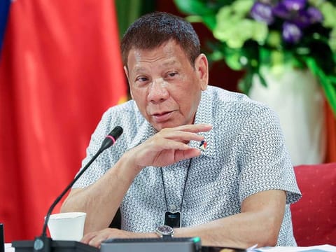 Philippine President Rodrigo Duterte