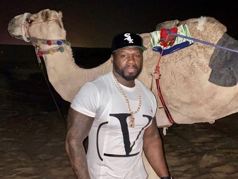 The US rapper 50 Cent has a rags-to-riches story