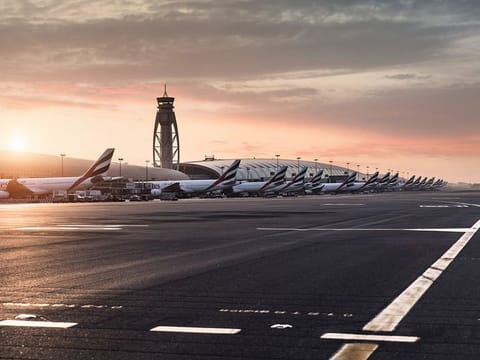 Torrential rains have crippled operations at DXB.