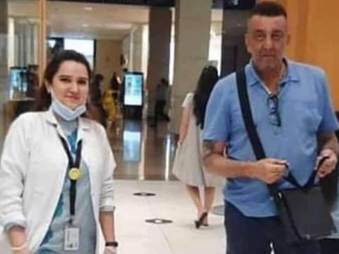 Sanjay Dutt (left)