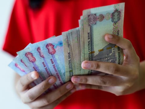 Currency UAE Dirhams. Picture used for illustrative purposes.
