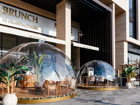 Dine inside of a giant bubble at this Dubai cafe