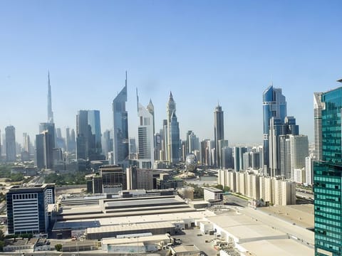 Dubai Skyline.The UAE lead the way as the strongest and most valuable brand in the Middle East and Africa, MENA, and ranked 18th globally at Dh2.45 trillion.