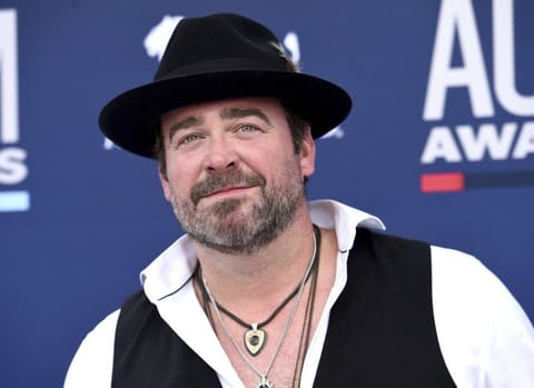 In this Sunday, April 7, 2019 file photo, Lee Brice arrives at the 54th annual Academy of Country Music Awards at the MGM Grand Garden Arena in Las Vegas.