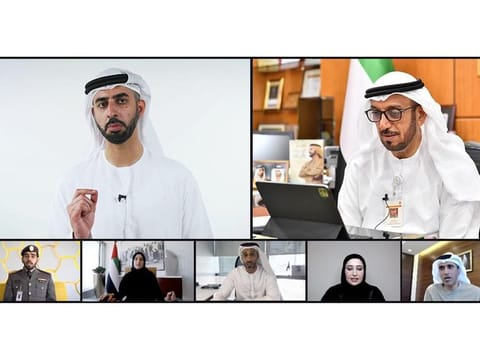 The virtual conference held by GDRFA Dubai on Wednesday