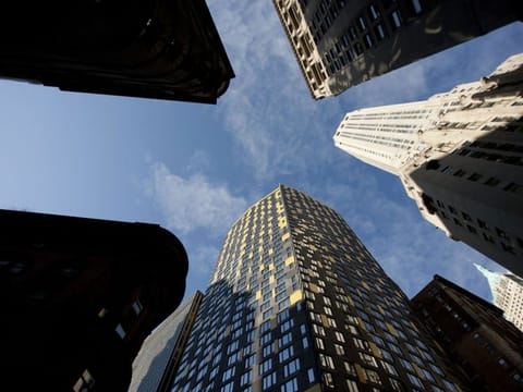 Rents are suddenly not looking as steep in New York, and for young professionals that means a time to get space of their own.