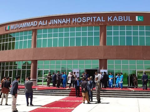 Muhammad Ali Jinnah Hospital Kabul funded by Pakistan as part of its contribution to reconstruction efforts is the second-largest hospital in Afghanistan.