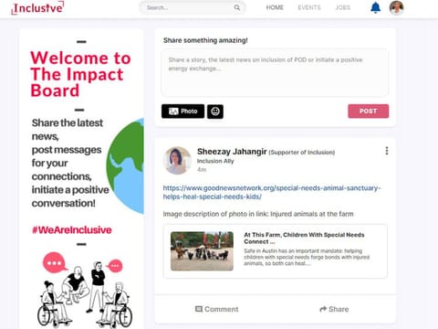 Through its online accessible event listing feature, Inclusive LTD has filtered and published over 400 accessible events beneficial for people of determination.
