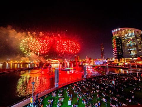 File photo of UAE National Day fireworks at Festival City Dubai