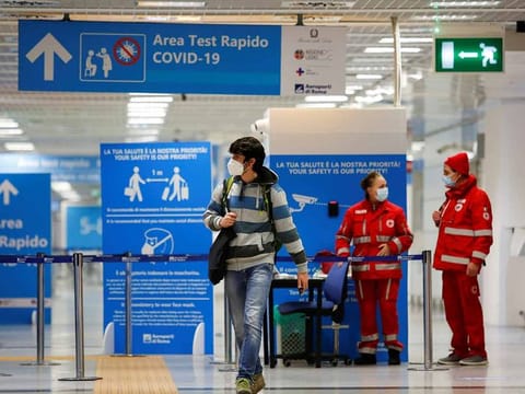 Italy has joined many other nations to suspend all flights to and from the UK over fears of a new strain of the coronavirus, amid the spread of the coronavirus disease (COVID-19)