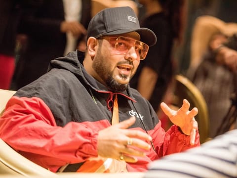 Singer Badshah during a press conference at the Meydan Hotel, Dubai.