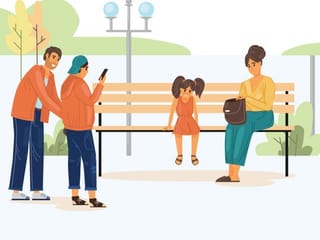 Is your nanny letting strangers take pictures of your child?