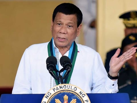 Philippine President Rodrigo Duterte